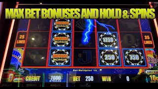 HIGH STAKES MAX BET BONUSES AND HOLD & SPINS