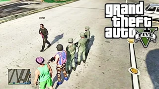 GTA 5 ATTACKING THE MILITARY BASE - GTA 5 Online secret mission Takeover !!