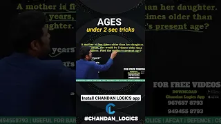 Ages best 2 sec tricks by chandan venna sir #chandan_logics #chandan_venna_fan_club #arithmetic