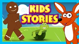 KIDS STORIES - THE GINGERBREAD MAN & MORE STORIES | KIDS STORIES IN ENGLISH | KIDS HUT