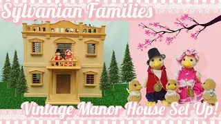 Decorating the Mayor's Mansion! Setting Up the Vintage Sylvanian Families Country Manor!