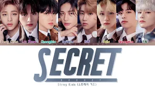 Stray Kids ＜NOEASY＞ UNVEIL : TRACK "Secret Secret (말할 수 없는 비밀)"(Color Coded Lyrics) | ShadowByYoongi