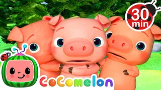 Three Little Pigs V1 | COCOMELON | Moonbug Kids - Art for Kids 🖌️