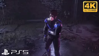 Harley Quinn vs Nightwing Boss Fight Scene (4K HDR) PS5