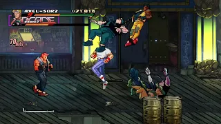 Axel 2 - Streets Of Rage 4 - 1CC Challenge - 39:47 speedrun S Rank - 6/12 levels PERFECT (NO DAMAGE)