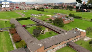 VOLANDO EN DRONE 4K - BOGOTA- COLEGIO SAN CARLOS - COLOMBIA