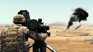 US Soldier Destroys Tanks With BGM-71  TOW Missile System  |  TOW vs Tank  | ARMA 3 MilSim Gameplay