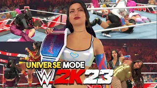 Battle for the Leasmine Belt!! | WWE 2K23 UNIVERSE MODE - Episode 1