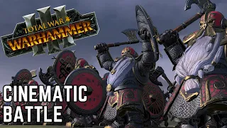 Dwarfs VS Greenskins  - Cinematic Battle (Total War: WARHAMMER)