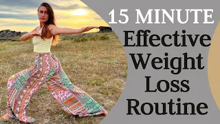 15 Minute EFFECTIVE Weight Loss Routine 🏃‍♀️ | Qigong Flow