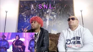 Nicki Minaj: Chun-Li & Poke IT Out (Live) SNL - REACTION 2 in 1