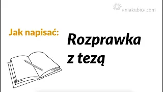 Rozprawka z tezą