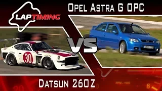 A heti állat:   Hangyász! Datsun 260Z vs.  Opel Astra G OPC (LapTiming ep.  61)