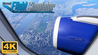 (4K) Microsoft Flight Simulator 2020 - ULTRA GRAPHICS - Delta A320 Takeoff - LaGuardia Airport