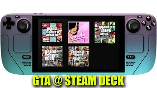 Steam Deck: Grand Theft Auto III (GTA 3),GTA Vice City,GTA San Andreas,Grand Theft Auto IV,GTA V