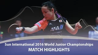 WJTTC 2016 Highlights: Mima Ito vs Shi Xunyao (Team-Final)