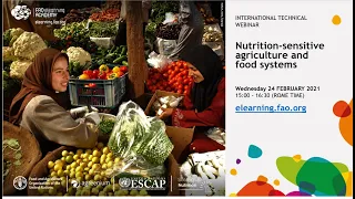 Nutrition-sensitive agriculture and food systems