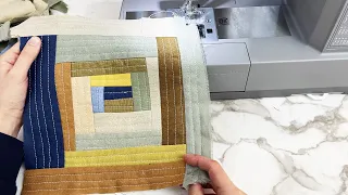 Transform your fabric scraps into a beautiful patchwork blanket