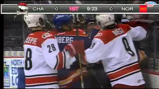 Mar 8, 2015 Michael Sgarbossa vs Ben Holmstrom Norfolk Admirals vs Charlotte Checkers AHL