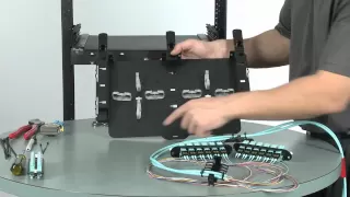 How to Terminate Tight Buffered Fiber Cable in Corning's CCH Patch Panels