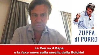 Le Pen vs il Papa e la fake news sulla sorella della Boldrini (15 aprile 2017)