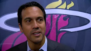 Erik Spoelstra -- Miami Heat at Charlotte Hornets 10/20/2016