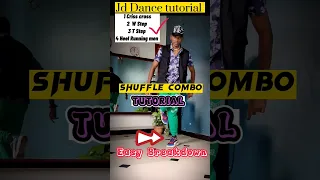 Shuffle Combo Tutorial for beginners Shuffler #shuffle #jddancetutorial #shufflecombo #shorts