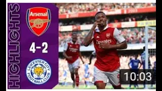 Arsenal vs Leicester City 4-2 Extended - Highlights & All - Goals 13.08.2022 HD