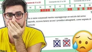 QUIZ DELLA PATENTE DOPO 6 ANNI