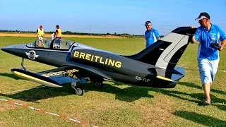 THE WORLD´S BIGGEST RC SCALE MODEL TURBINE JET L-39 ALBATROS XXXL / Euroflugtag Rheidt 2016