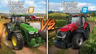 FARMING SIMULATOR 22 VS FARMING SIMULATOR 19