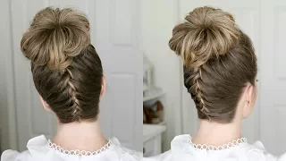 French Braid High Bun | Missy Sue