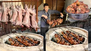 25 Sheep per DAY!  BEST Tandoor GUSHT | Food in Uzbekistan.