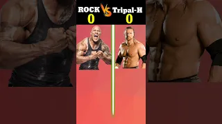 The Rock vs Triple-H❓ |#shorts