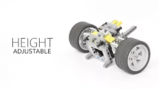 Lego Technic Height adjustable suspension - w/ instructions
