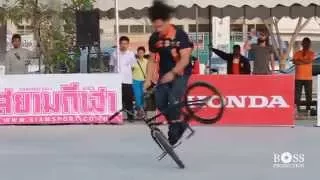 ลีลาขั้นเทพ จักรยานBMX กีฬาแห่งชาตินครราชสีมาเกมส์ 13-12-57