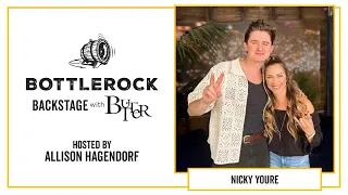 BottleRock Backstage with @NickyYoure and @AllisonHagendorf 🎤