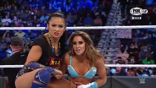 Xia Li defiende a Aliyah del ataque de Natalya - WWE Smackdown 11/02/2022 (En Español)