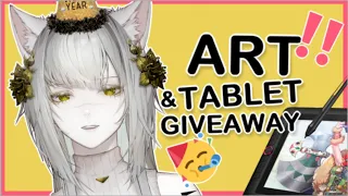 I GIVE AWAY TABLETS AND ART!! + Foxcile?! Happy holidays! [stream]
