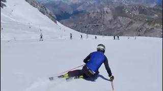 Summer skiing at Stelvio Pass with Nicola Rota ⛷❄️👍