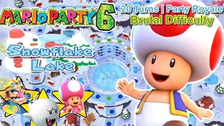 Mario Party 6 - Episode 4 - Snowflake Lake (Brutal)