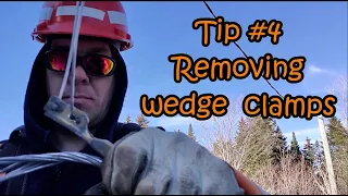 Lineman Tip #4 - Removing wedge clamps