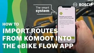 How To | Import routes from komoot into the eBike Flow app