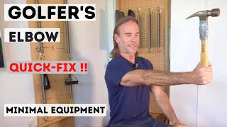 Golfers Elbow - Quick fix & Tennis Elbow Bonus!!