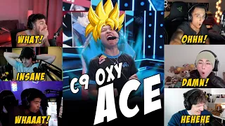 C9 OXY Going Super Saiyan With Ace Reacted By Streamers