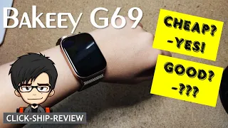 Bakeey G69 Unboxing and Review - Budget Smartwatch Series