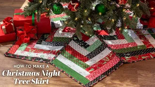 How to Make the Christmas Night Tree Skirt | a Shabby Fabrics Tutorial
