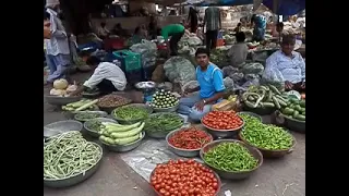 На рынке в городе (Порбандар)