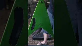 Unboxing the NEW Kramer Dave Mustaine Vanguard Rust In Peace in Alien Tech Green