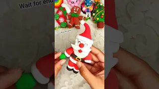 Christmas special 🎅 Clay Santa Claus making 🥰💃 Christmas decorations ❄️😍  #diy #shorts #christmas